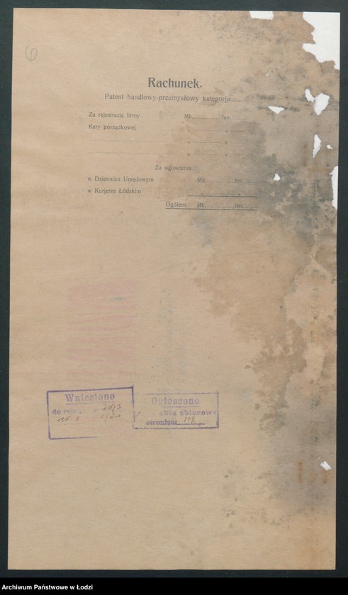 Obraz 8 z jednostki "„Trocadero, właściciel Feliks Gross”- wrotnisko"