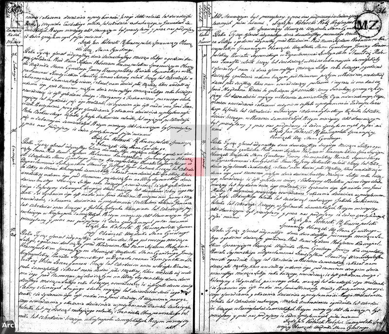 image.from.unit.number "Akta Cywilne Urodzonych Gminy Krasnopolskiey od R.1810 1 Maja do Roku 1811 1 Maja."