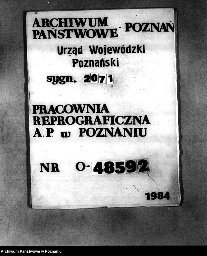 Obraz 1 z jednostki "Majętności Potulice powiatu bydgoskiego przymusowy wykup"