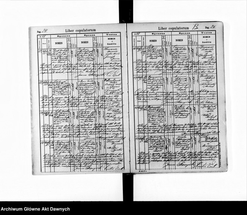 image.from.unit.number "Parafia: Lwów, parafia św. Marii Magdaleny. Dekanat: Lwów. Księga metrykalna urodzeń, ślubów i zgonów dla całej parafii."