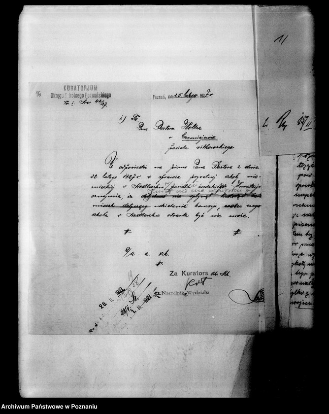 Obraz 19 z jednostki "Prywatna Szkoła Powszechna z niemieckim językiem nauczania- Siedleczek powiat Środa"