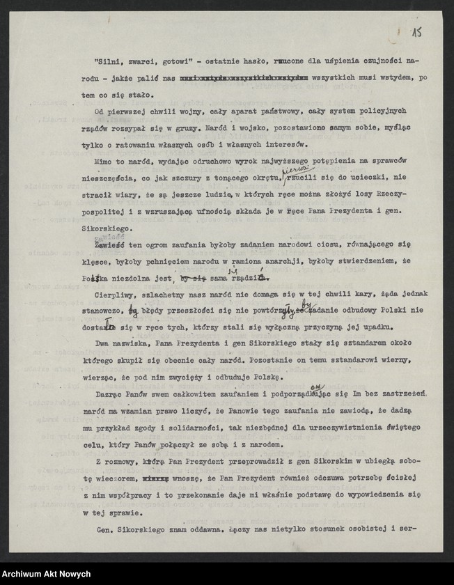 image.from.unit.number "Raczkiewicz Władysław; Załączniki: telegram S. Strakacza do W. Raczkiewicza (rękopis); L.22 (odpowiedzi - rękopis, maszynopisy)"