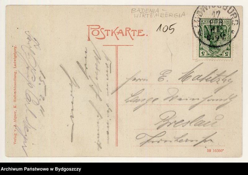 Obraz 2 z jednostki "Ludwigsburg. Kgl[Königliche] Schloss"