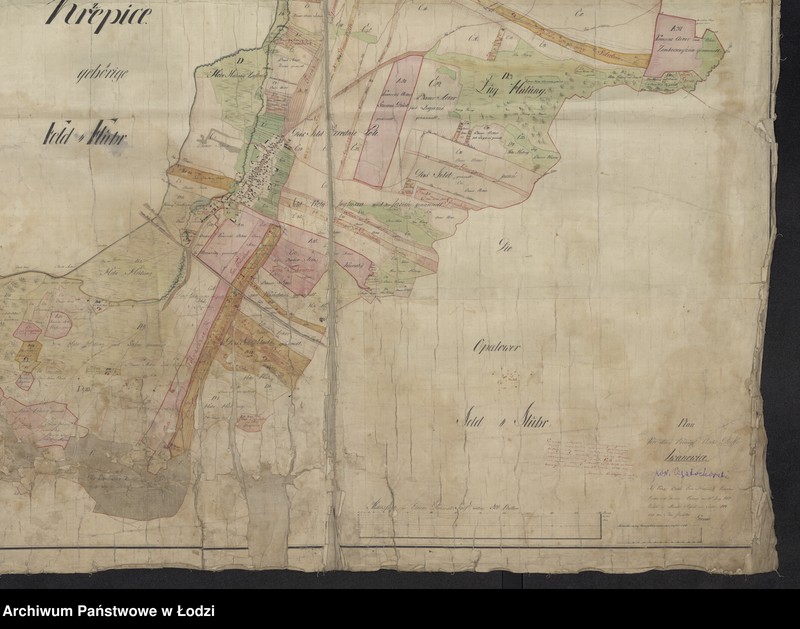 Obraz 4 z jednostki "Plan von dem Königl. Amts Dorffe Iwanowice ..."