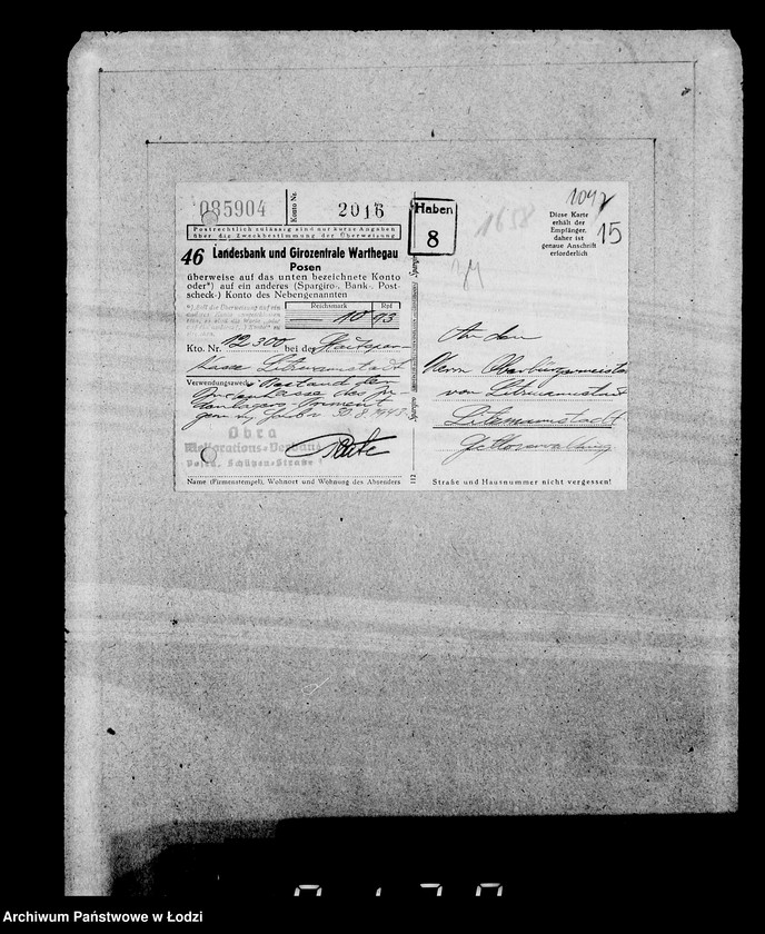 Obraz 19 z jednostki "Sonderkonto 12300. Belege 1656-1792"