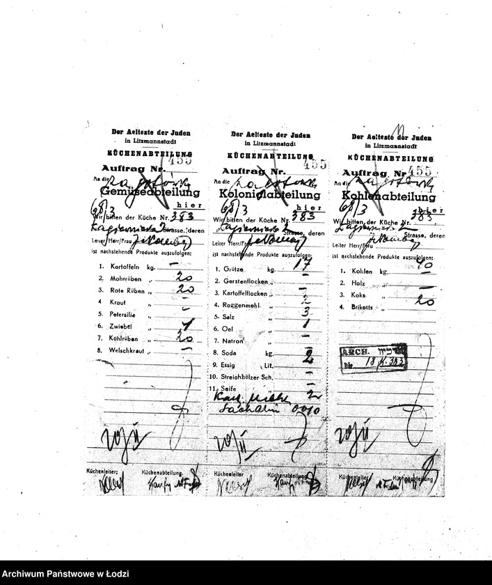 Obraz 14 z jednostki "[Kuchnia nr 383, ul. Łagiewnicka 2. Działalność kuchni]"