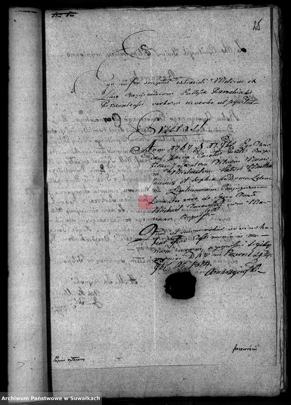 image.from.unit.number "Akta Stanu Cywilnego wyznania rzymsko-katolickiego w Filipowie Dokuemnty do akt małżeństw"