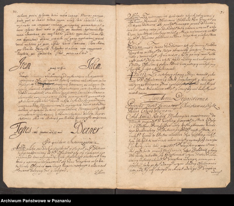 Obraz 19 z jednostki "Acta consularis officii civitatis Posnaniae."