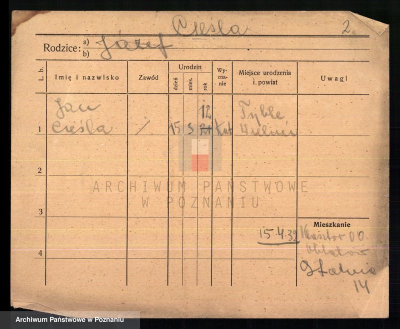 Obraz 4 z jednostki "Cieśla - Cieszyna"