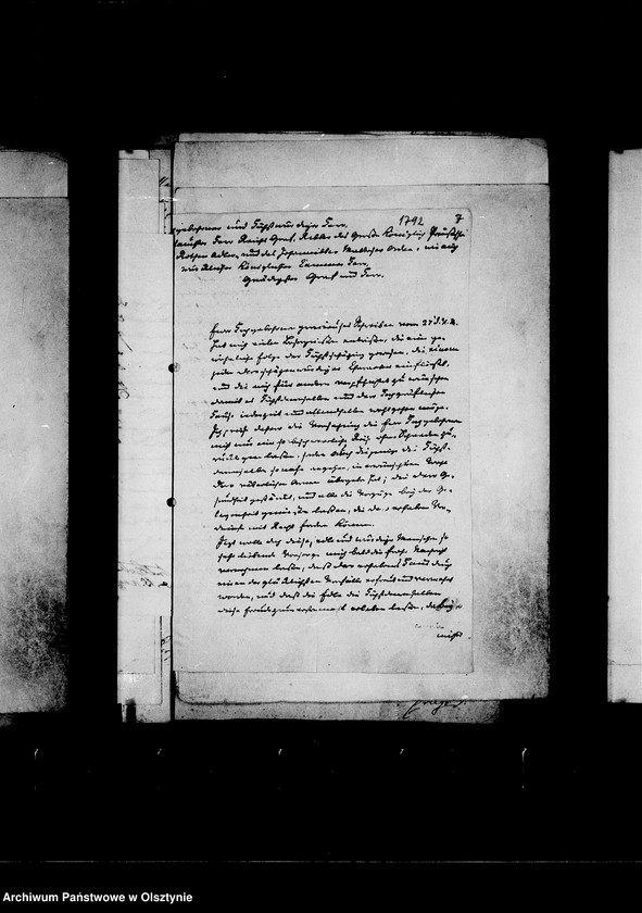 image.from.unit.number "/Geschäftsbriefe an den Kammerherrn Oberlandhofmeister Ahasver Heinrich Gf. Lehndorff/"