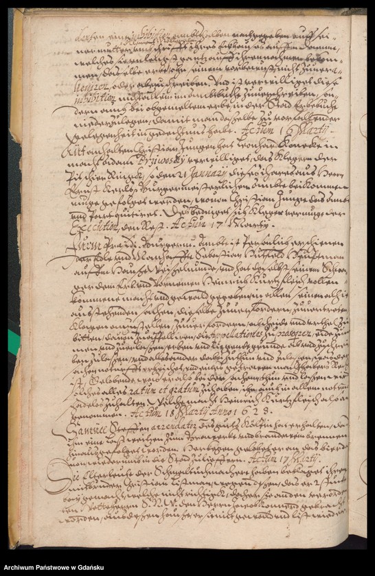 image.from.unit.number "H. Bürgerm. Eggert von Kempen Praesidirende Ambtbuch vom [14.III.1628-27.III.1629] Noch […] sachen so bey des seligen H. Bürgerm. Arnhold von Holten Ehafft vnd absterben vorgelauffen biss auf den 18 Martij 1630 /indeks/"