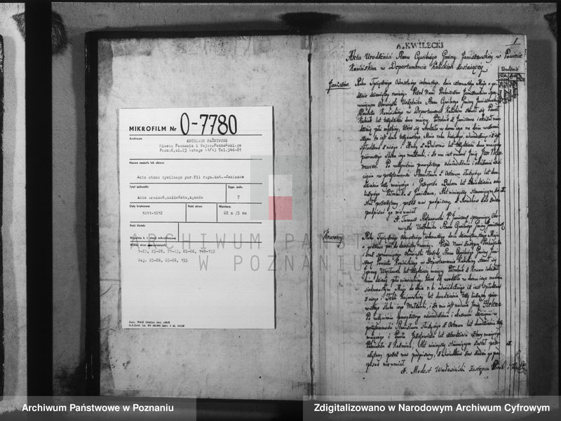 Obraz 3 z jednostki "Księga urodzonych, zaślubionych i zmarłych"