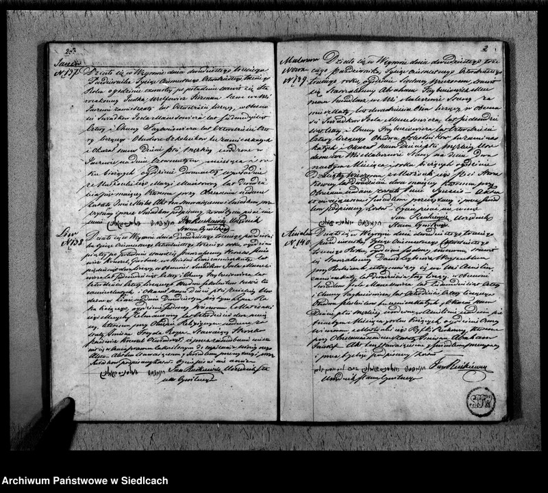 Obraz 4 z jednostki "Akta urodzeń, małżeństw, zgonów"