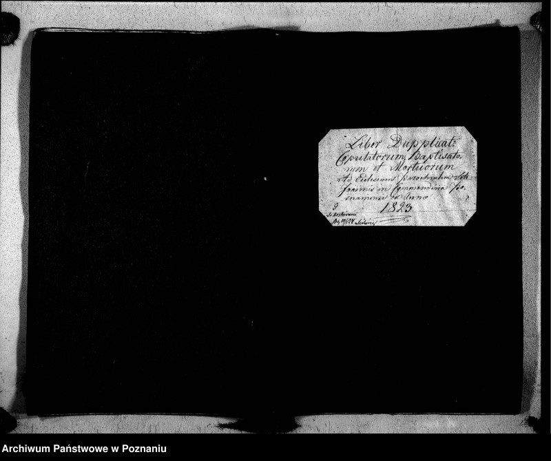 Obraz 2 z jednostki "Duplikat libri baptisatorum, copulatorum, mortuorum"