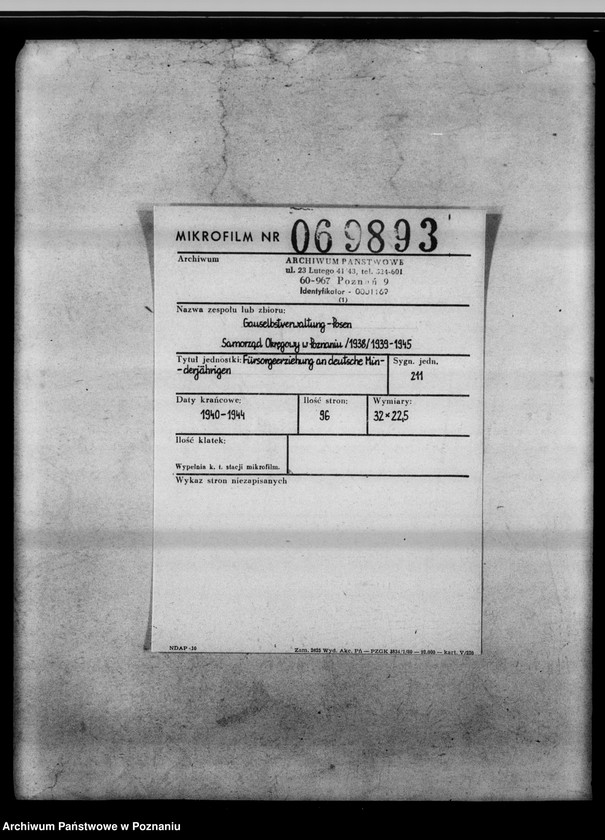 Obraz 2 z jednostki "Fürsorgeerziehung an deutsche Minderjährigen."