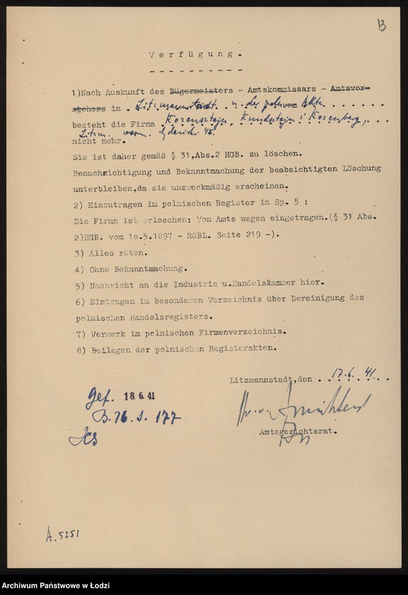 Obraz 15 z jednostki "Rozensztajn, Rundsztajn, Rozenberg – kupno i sprzedaż przędzy"