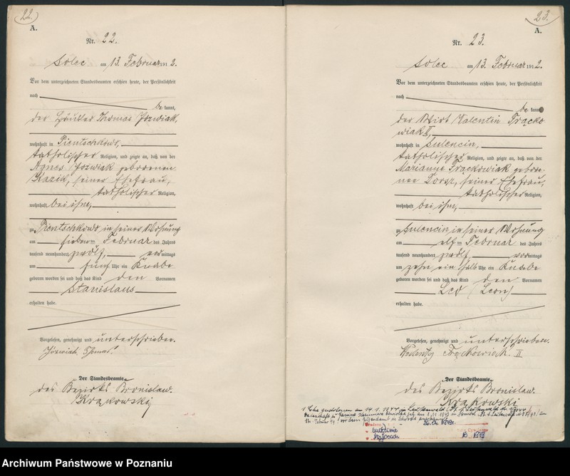 Obraz 14 z jednostki "Geburts-Haupt-Register"