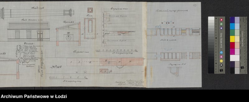 image.from.unit.number "Ob˝ uveličenìi Gustavom˝ Bule v˝ nedvižimosti No 38a raspolož[ennoj] v˝ der[evne] Baluty lodzinskago uězda po Aleksandrovskomu šosse krasil´ni kak˝ ravno postrojki tam˝ že mašinnago i kotel´nago pokoâ, fabričnoj truby i fil´trov˝ i ustanovku parovago kotla "