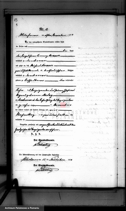 Obraz 13 z jednostki "Księga zgonów"