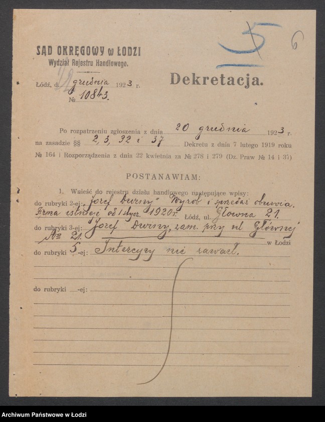 Obraz 8 z jednostki "Józef Durny – wyrób i sprzedaż obuwia"