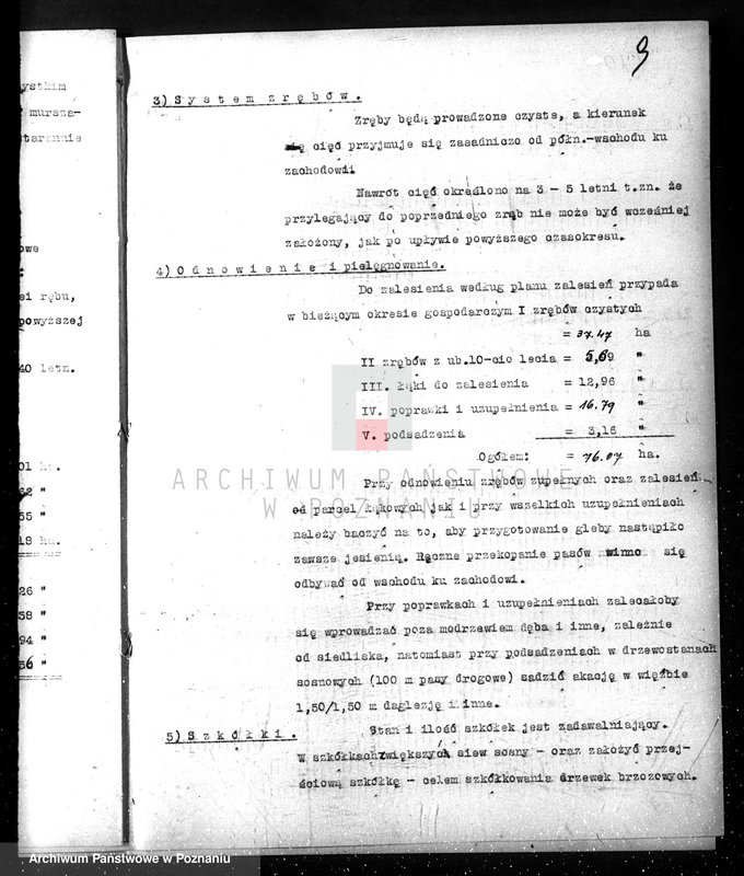 Obraz 13 z jednostki "/Nadzór nad gospodarką leśną majętności Siekówko/ 1938-1948"