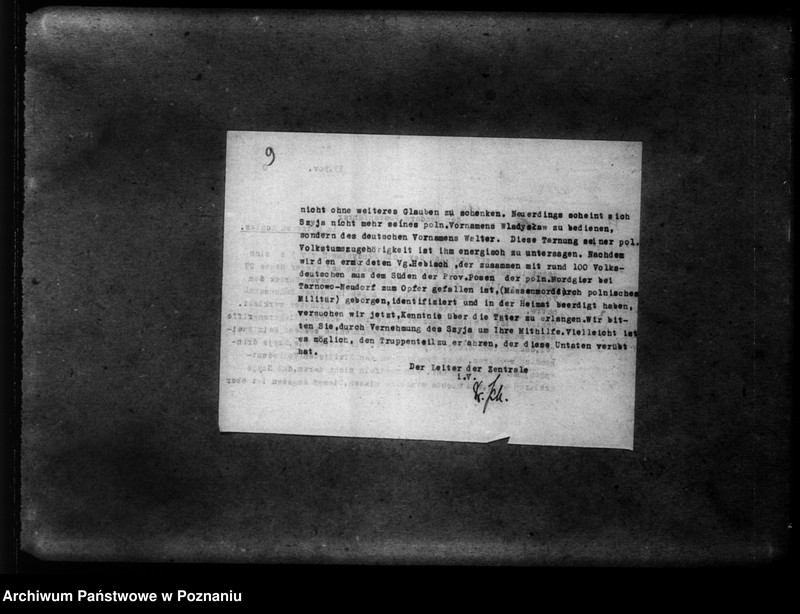 Obraz 13 z jednostki "Korespondencja w sprawie miejscowych Niemców rozstrzelonych w okolicy Turka w 1939 roku"