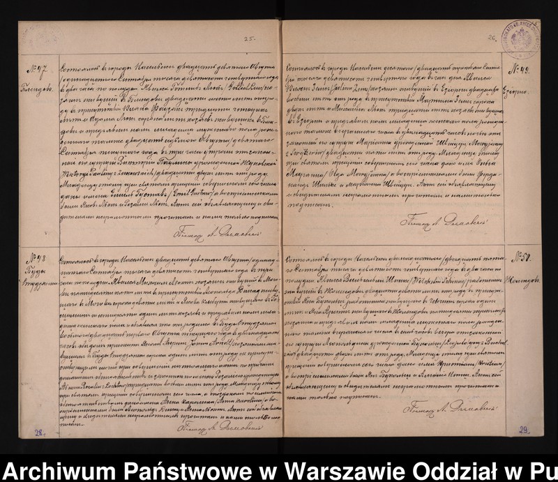 image.from.unit.number "Akta urodzeń, małżeństw i zgonów"