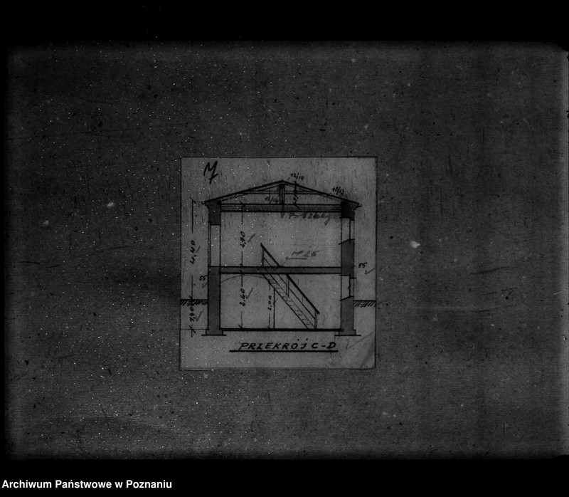 Obraz 13 z jednostki "Rysunek na rozbudowę gorzelni rolniczej w dobrach rycerskich O. Hantelmanna w Rokietnicy powiat poznański"