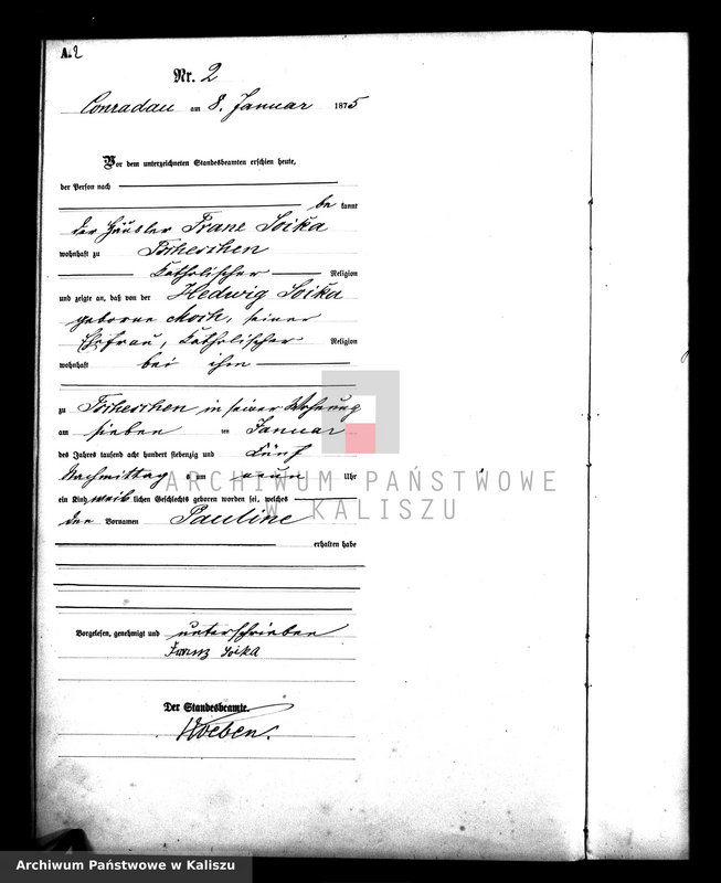 Obraz 6 z jednostki "[Księga urodzeń]"