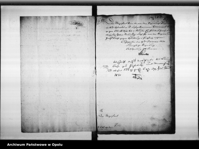 Obraz 9 z jednostki "Acta von Berichtigung der Communal Beitrage des hiesigen Königl[ichen] Regierungs Personals de Anno 1829"