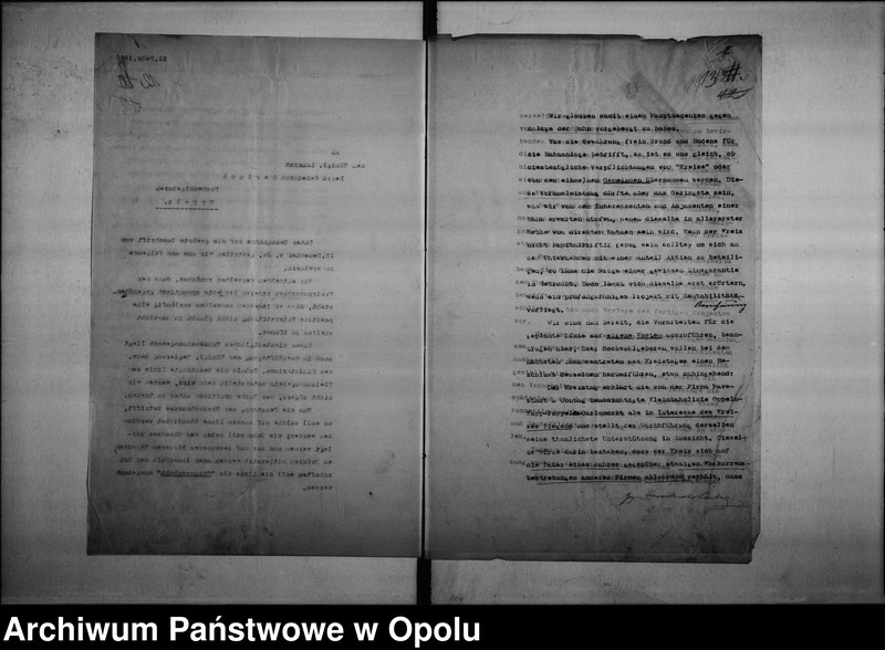 Obraz 16 z jednostki "Acta des Magistrats zu Oppeln betreffend Kleinbahnproject Oppeln-Sakrau-Carlsmarkt Vol. I"
