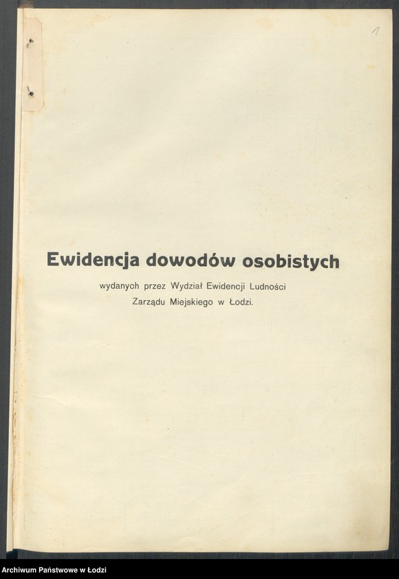 image.from.unit.number "Ewidencja dowodów osobistych wydanych przez Zarząd Miejski w Łodzi, zespół nr 4 [- nazwiska na literę K]"