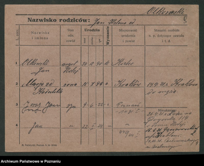 Obraz 11 z jednostki "Olk - Olszewski"