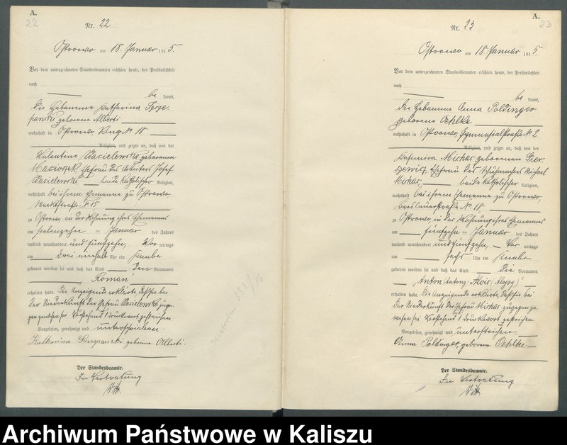 Obraz 16 z jednostki "[Księga urodzeń]"