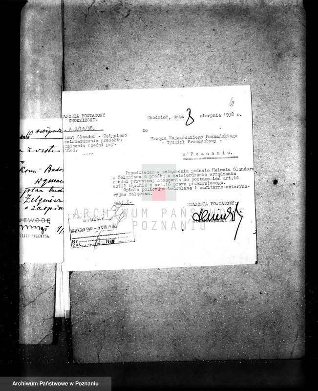 Obraz 11 z jednostki "Projekt budowy hali uboju H. Glandera w Zelgniewie"