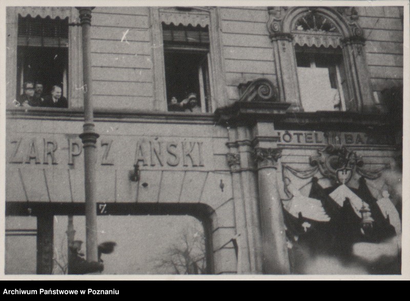 Obraz 3 z jednostki "Hotel Bazar w okresie Powstania Wielkopolskiego 1918 - 1919."