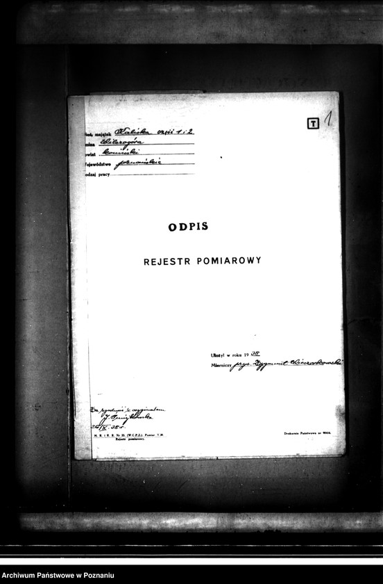 image.from.unit.number "Rejestr pomiarowy majątku Kaliska powiatu konińskiego"