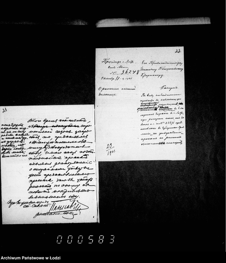 Obraz 18 z jednostki "O proizvodstve rabot po počinke zdanija cholernoj bol´nicy v gor. Lodzi"