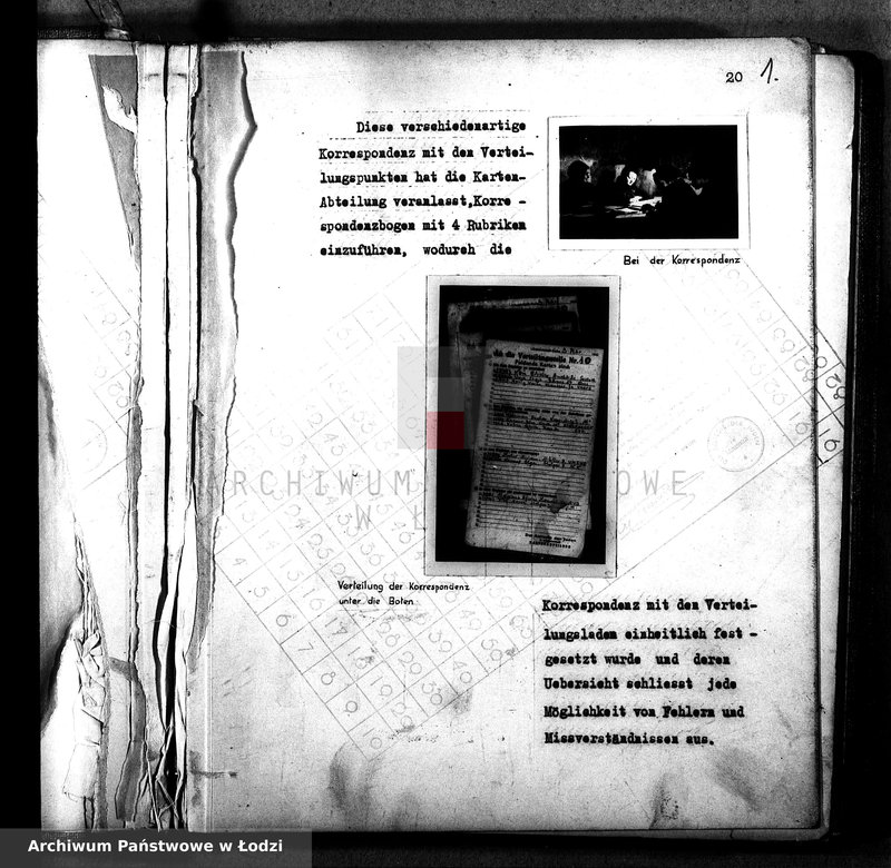 Obraz 4 z jednostki "[Album: Karten Abteilung. Pracownicy, działalność, fotografie, wzory kart]"