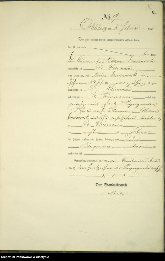 image.from.unit.number "Haupt-Sterbe-Register Nr 1 - 78"