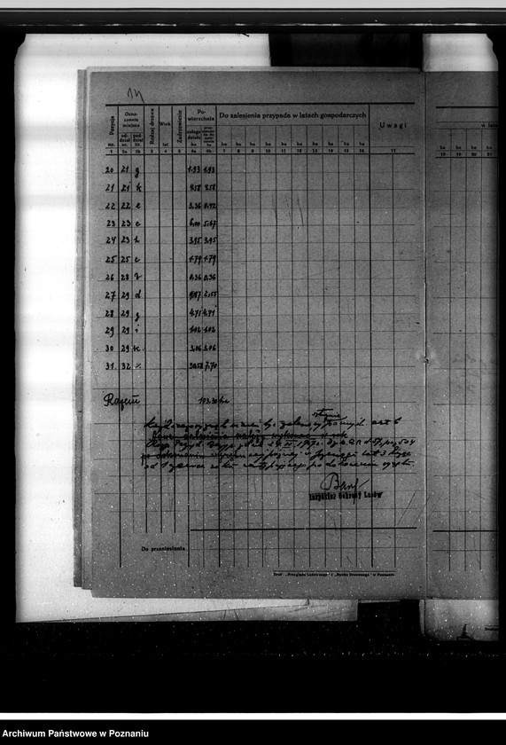 Obraz 18 z jednostki "Program urządzenia gospodarstwa leśnego lasu majętności Owińska powiat poznański"