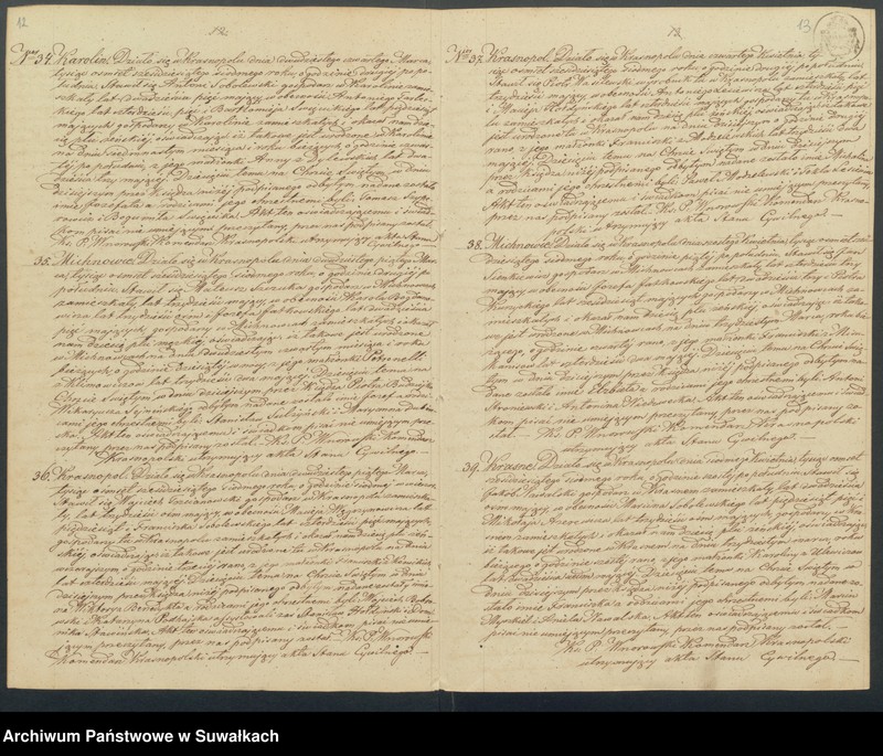image.from.unit.number "Duplikat akt urodzonych, zaślubionych i zmarłych z Parafii Rzymako-Katolickiej Krasnopolskiej z Roku 1867"