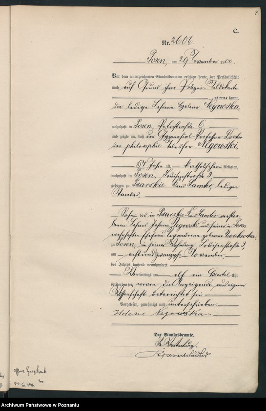 Obraz 10 z jednostki "Księga miejscowa zgonów"