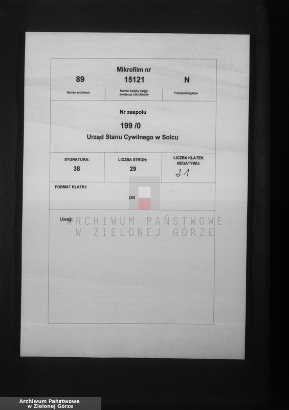 Obraz 20 z jednostki "[Księga małżeństw]"