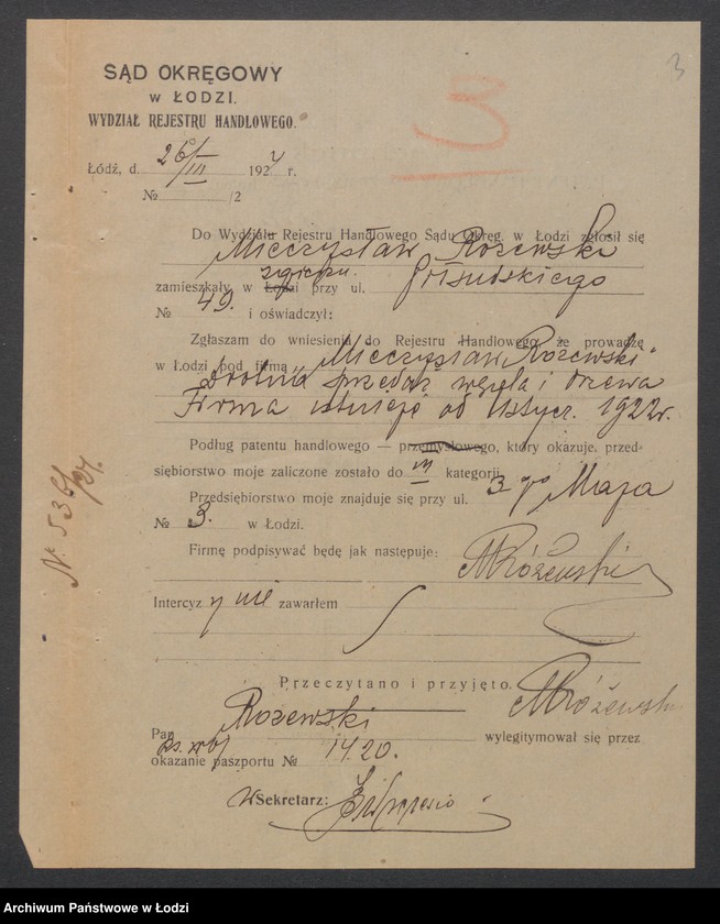 Obraz 5 z jednostki "Mieczysław Różewski- sprzedaż węgla"