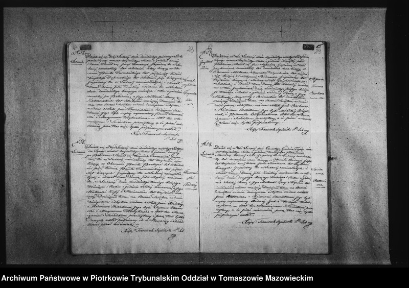 Obraz 19 z jednostki "Duplikat Aktów Religijno Cywilnych Parafij Lubańskiey na Rok 1830"