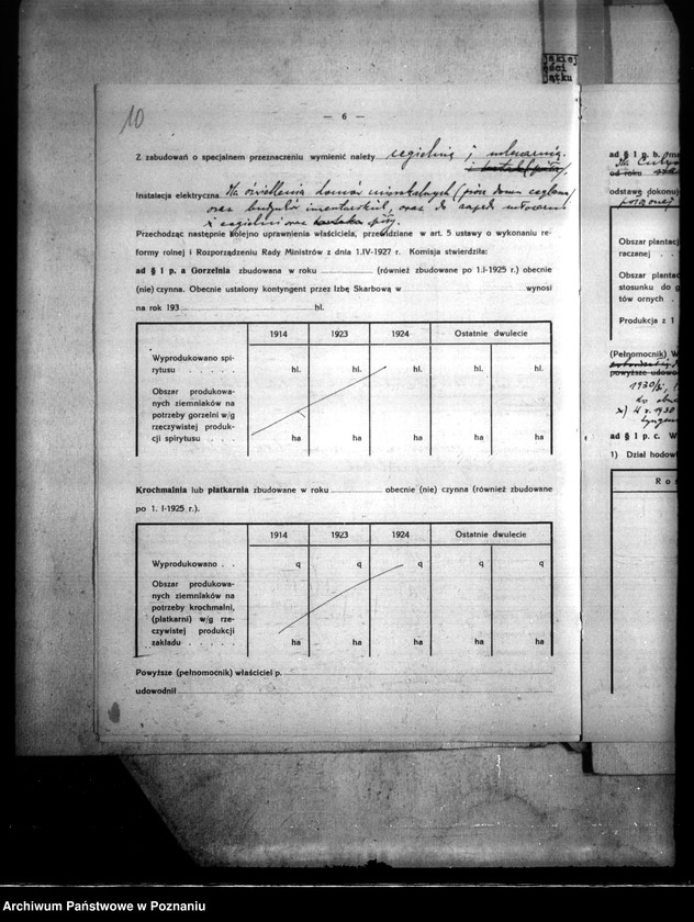 Obraz 14 z jednostki "Majątek Kosztowo powiatu wyrzyskiego /wyłączenie z art. 4 ustawy o wykonaniu reformy rolnej"