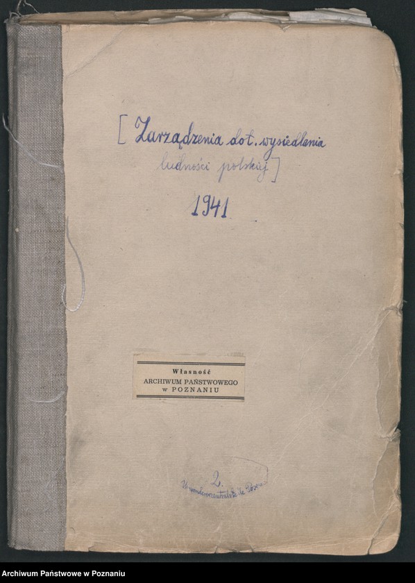 Obraz 2 z jednostki "[Zarządzenia dot. Wysiedlania ludności polskiej]"