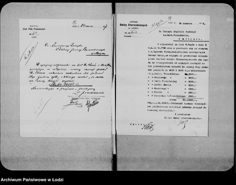 Obraz 12 z jednostki "Szpital starozakonnych im. małż. Poznańskich"