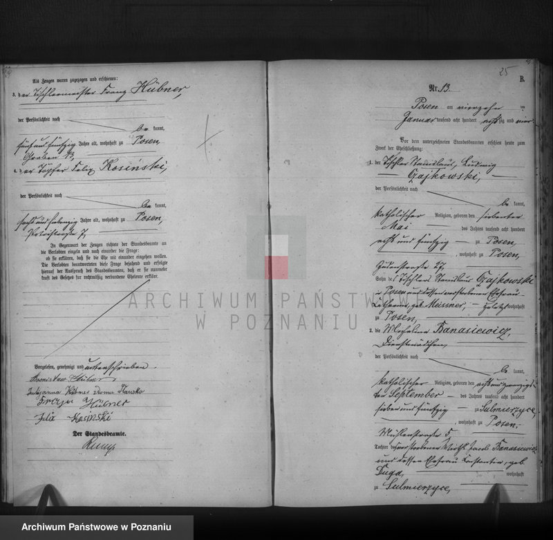 Obraz 14 z jednostki "Księga małżeństw t. I"